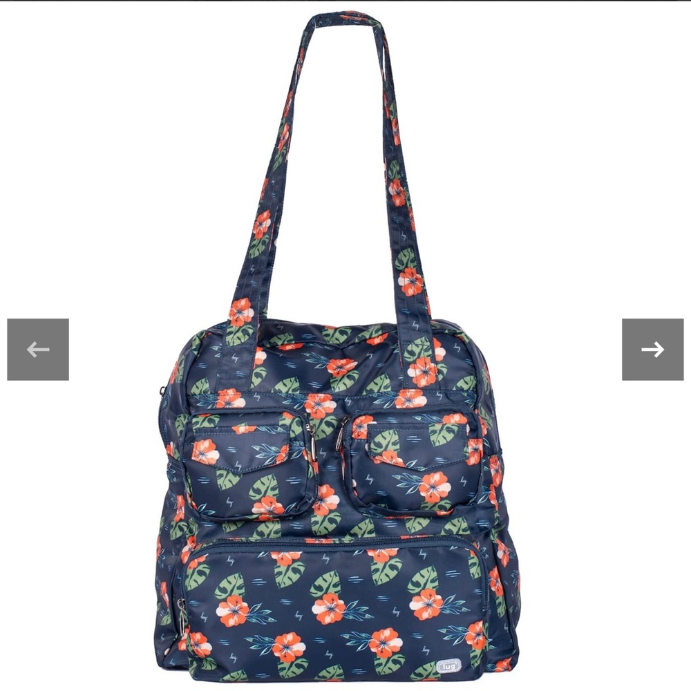 Lug Puddle Jumper Packable Tote Bag Floral Print